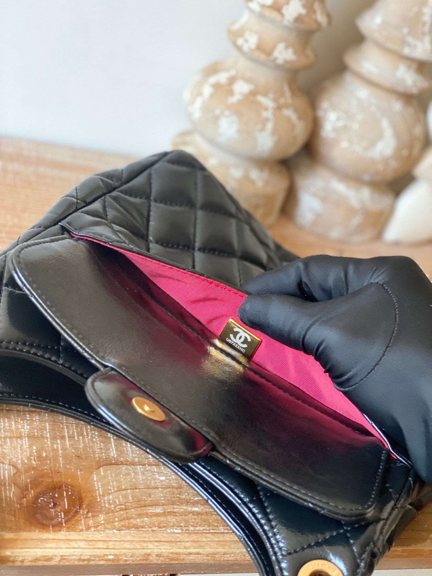 Chanel Cf Mini High Quality 3690 Black