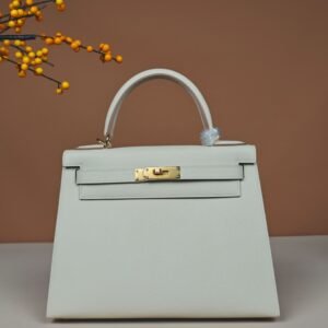 Mirror Top Hermes Kelly Danse 22cm of Evercolor Bag Flame Orange