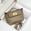 Hermes Mini Kelly 2424 Leather 21cm H230265 Elephant gray
