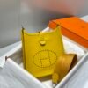 Hermes H083435 Evelyne III 29 Shoulder Bag Silver Hardware Yellow