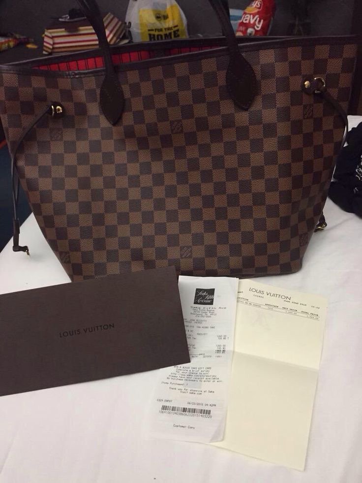 Louis Vuitton Neverfull GM Bag Damier Ebene N41357 BLV114 photo review