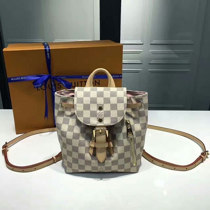 Louis Vuitton Sperone Backpack Damier Azur N41578 BLV015 photo review