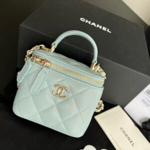 Chanel  Handle Flap Bag Light Pink