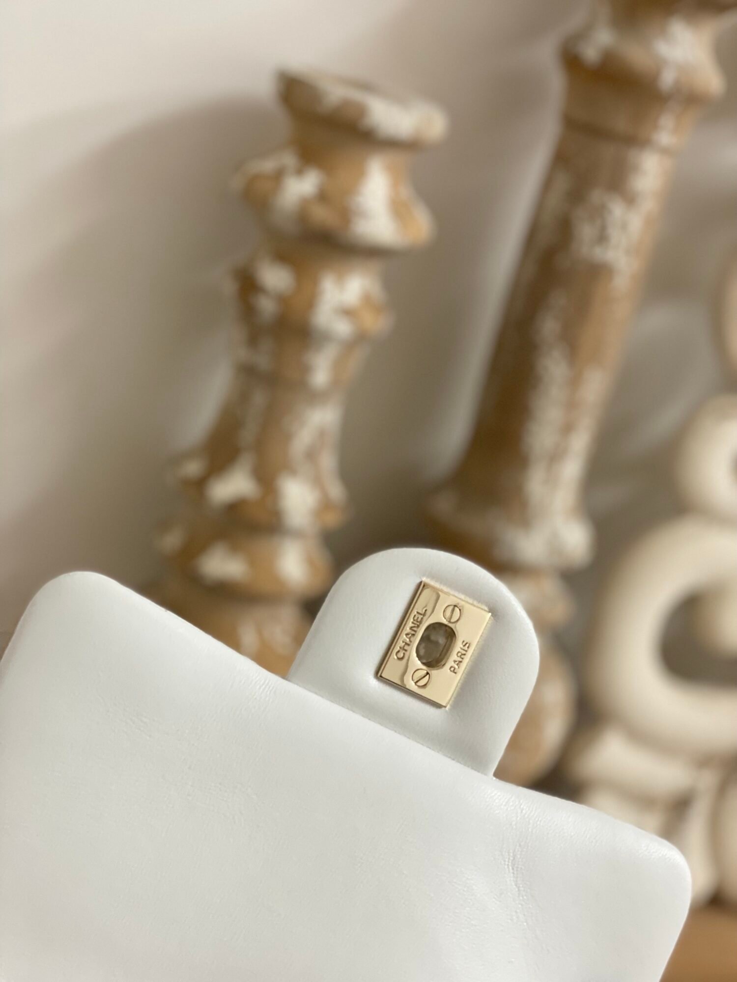 Chanel Cf 7 Star Mini 1786 White