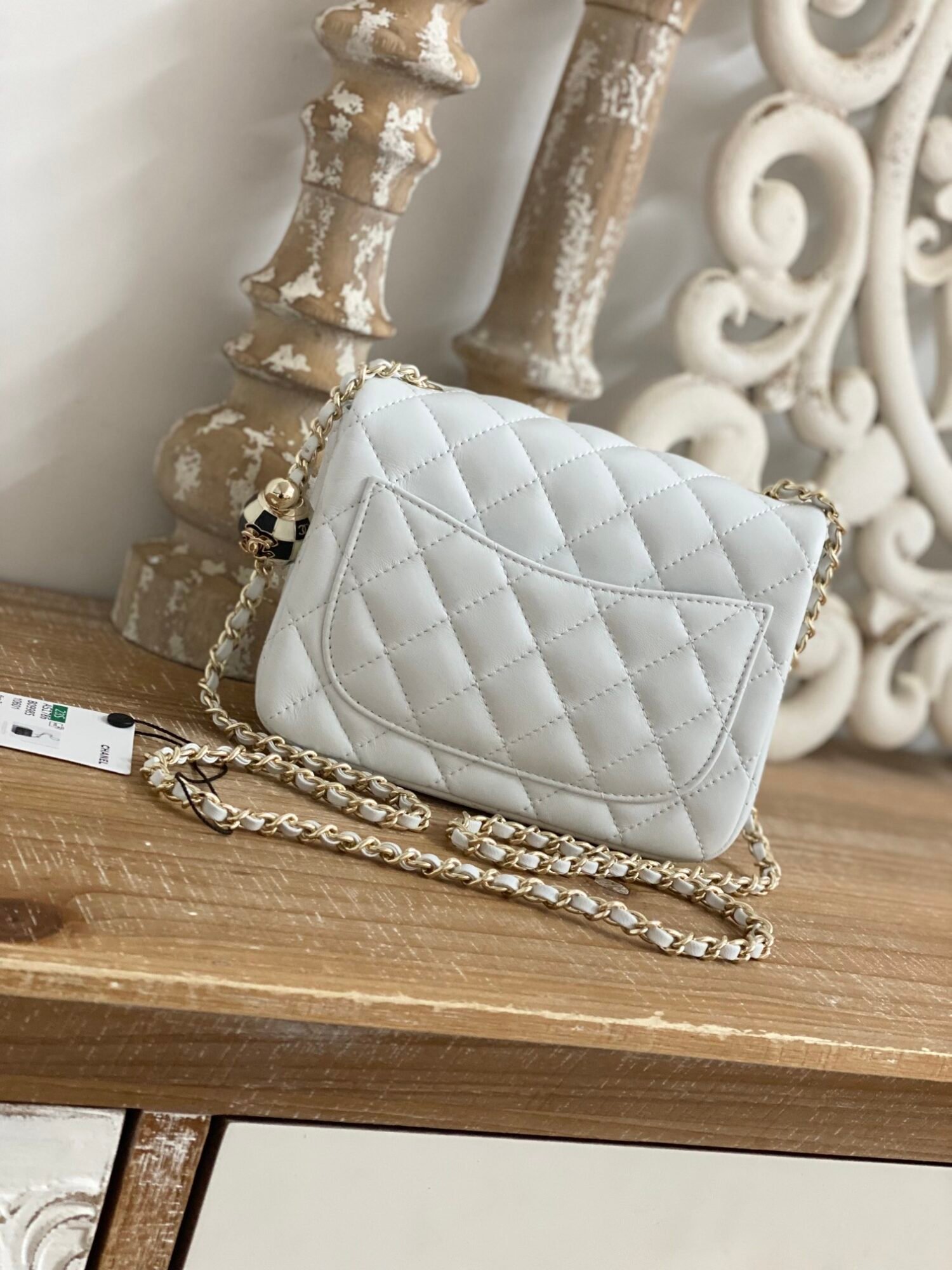 Chanel Cf 7 Star Mini 1786 White