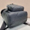 Prada 2VZ135 Re-Nylon Padded Backpack With Hood Black