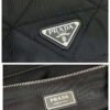 Prada 2VZ135 Re-Nylon Padded Backpack With Hood Black