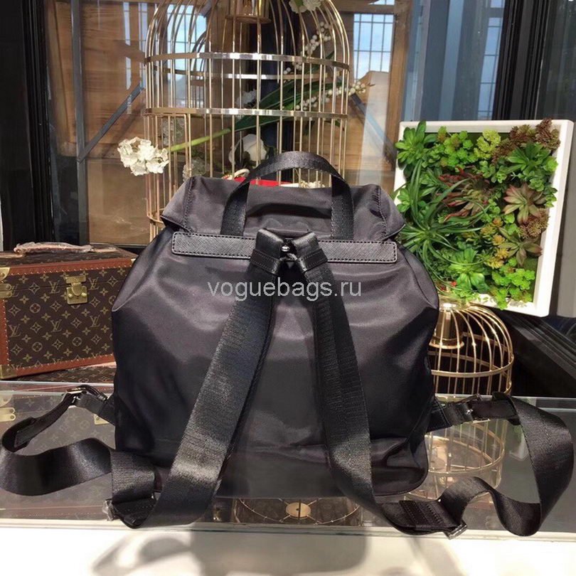 Prada 1BZ811 Nylon Backpack Bag in Black