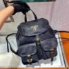 Prada Robot Fabric Backpack 1BZ677 In Black