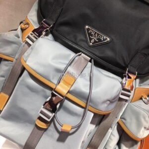 Prada 2VH069 Brique Saffiano Smooth leather bag White
