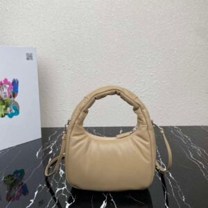Prada 1BA384 Prada Soft Padded Nappa Leather Mini Bag Black