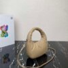 Prada 1BA384 Prada Soft Padded Nappa Leather Mini Bag Tan