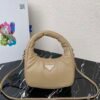 Prada 1BA384 Prada Soft Padded Nappa Leather Mini Bag Tan