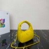 Prada 1BA384 Prada Soft Padded Nappa Leather Mini Bag Yellow