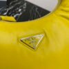 Prada 1BA384 Prada Soft Padded Nappa Leather Mini Bag Yellow