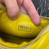 Prada 1BA384 Prada Soft Padded Nappa Leather Mini Bag Yellow