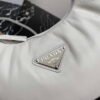 Prada 1BA384 Prada Soft Padded Nappa Leather Mini Bag White