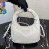 Prada 1BA384 Prada Soft Padded Nappa Leather Mini Bag White