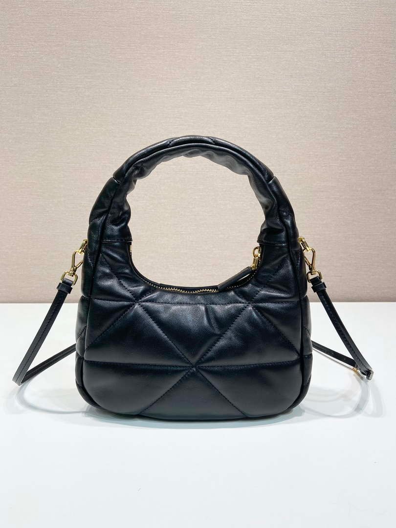 Prada 1BA384 Nappa-leather mini bag with topstitching