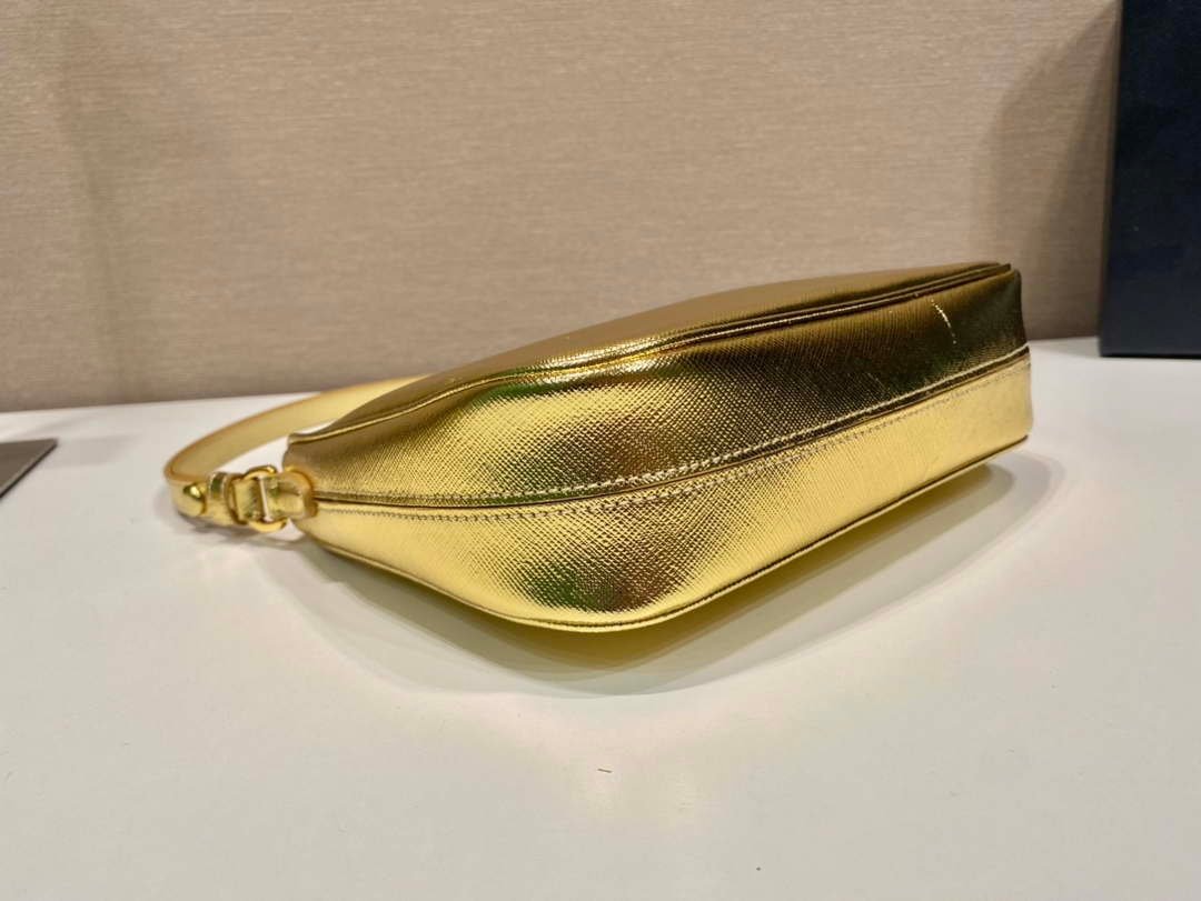 Prada 1BC204 Saffiano Leather Mini-Bag Gold