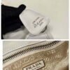 Prada 1BA368 Moon padded patent leather bag White