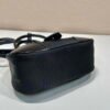Prada 1BA368 Prada Moon Re-Nylon and leather bag Black