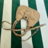 Prada 1BA368 Moon padded nappa-leather bag Apricot