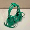 Prada 1BA368 Moon padded nappa-leather bag Green