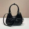 Prada 1BA368 Moon padded nappa-leather bag Black