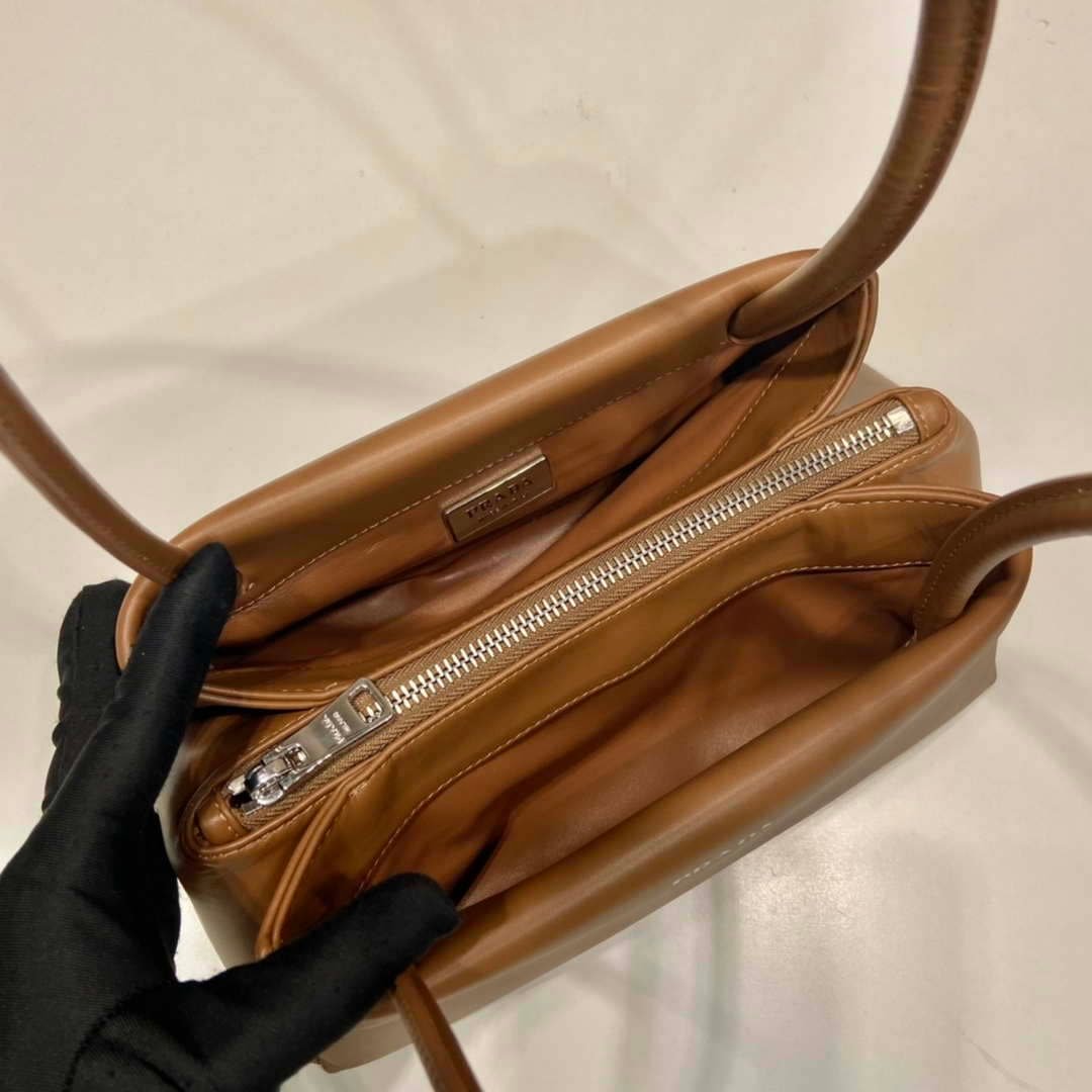 Prada 1BA368 Leather mini-bag Bag Brown