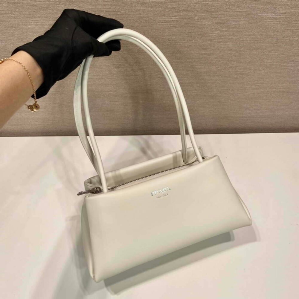 Prada 1BA368 Leather mini-bag Bag White
