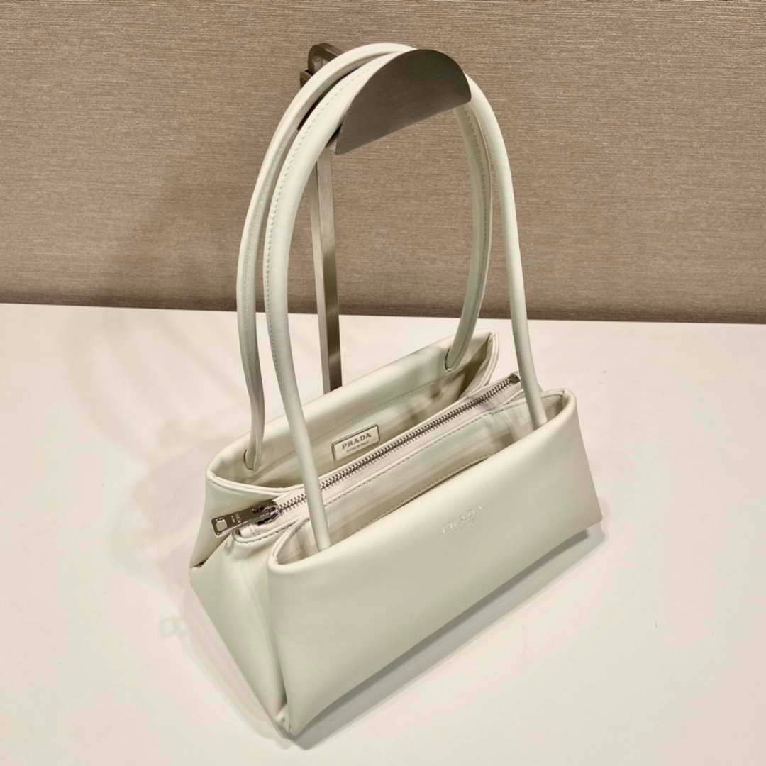 Prada 1BA368 Leather mini-bag Bag White
