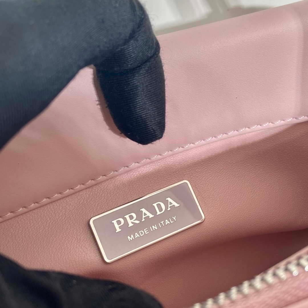 Prada 1BA368 Leather mini-bag Bag Pink