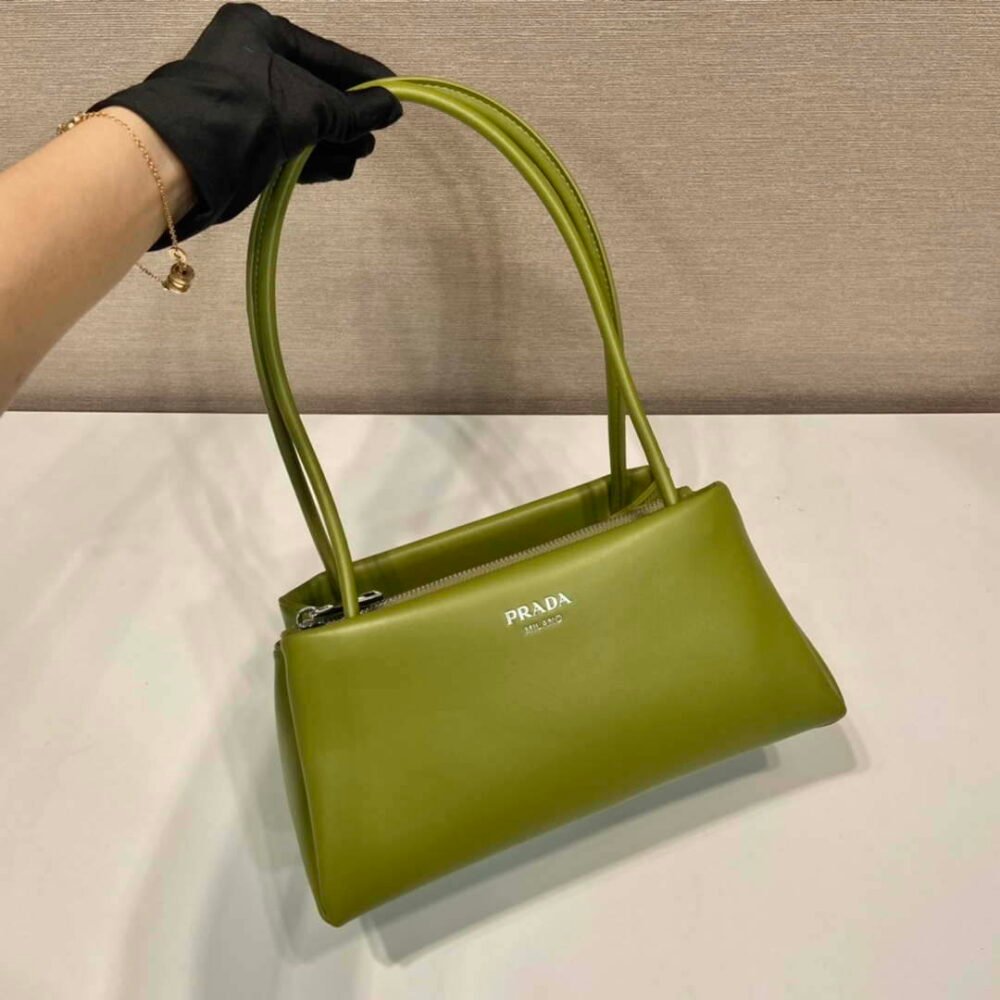 Prada 1BA368 Leather mini-bag Bag Green