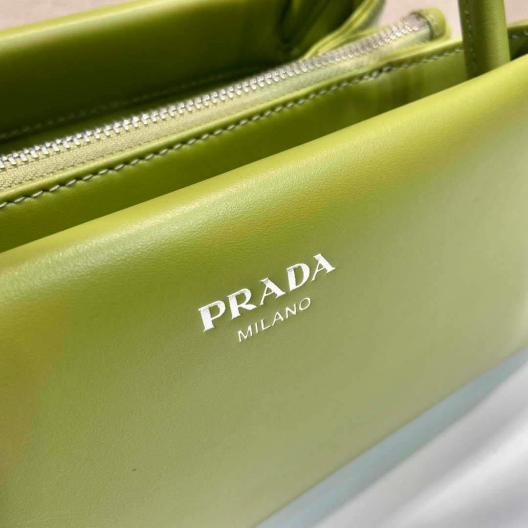 Prada 1BA368 Leather mini-bag Bag Green