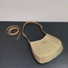 Prada 1BC169 Prada Cleo satin bag with appliqués Gold