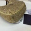 Prada 1BC169 Prada Cleo satin bag with appliqués Gold