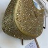 Prada 1BC169 Prada Cleo satin bag with appliqués Gold