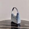 Prada 1NE515 Re Edition 2000 Shearling Mini Bag Blue