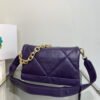 Prada Padded nappa leather shoulder bag 1BD306 Purple