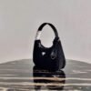 Prada 1NE515 Re Edition 2000 Shearling Mini Bag Black