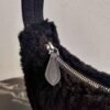 Prada 1NE515 Re Edition 2000 Shearling Mini Bag Black