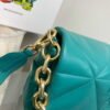 Prada Padded nappa leather shoulder bag 1BD306 Green