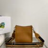 Prada 1BH191 Leather mini shoulder bag tan