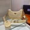 Prada 1BH204 Prada Re-Edition 2005 Raffia Bag in Apricot