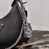 Prada 1BH204 Prada Re-Edition 2005 Saffiano leather Bag in Black Silver