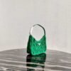 Prada 1NE204 Prada Nylon and Saffiano Leather Mini Bag in Green