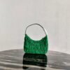 Prada 1NE204 Prada Nylon and Saffiano Leather Mini Bag in Green