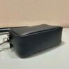 Prada Leather bag with shoulder strap 1BH082 Black