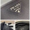 Prada Leather bag with shoulder strap 1BH082 Black